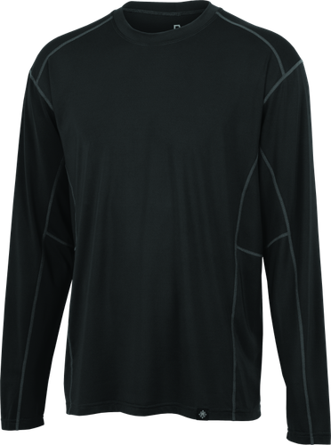 FIRSTGEAR Base Layer Shirt Lightweight Long-Sleeve Dark Grey - Large