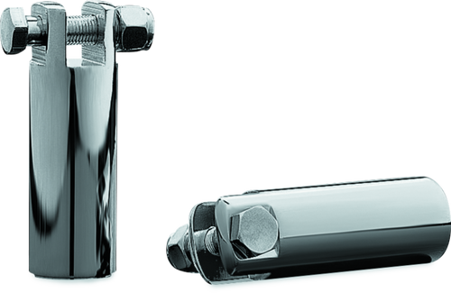 Kuryakyn 3 1/2in Extended Peg Mount With 3/8in-16 Mount Bolts Chrome