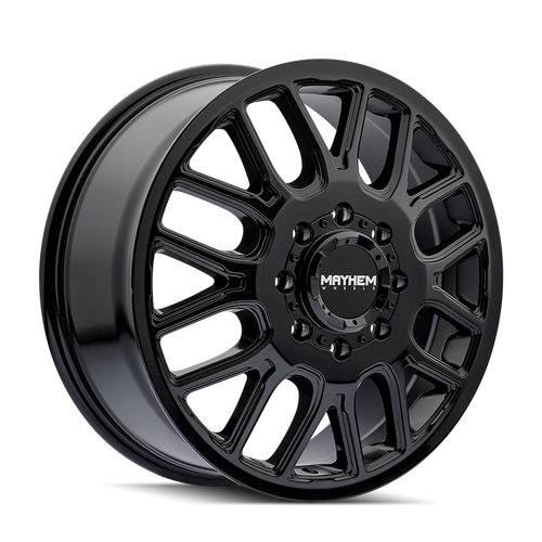 Mayhem 8107D Cogent Dually 20x8.25 / 8x165.1 BP / 115mm Offset / 121.3mm Hub Gloss Black Wheel