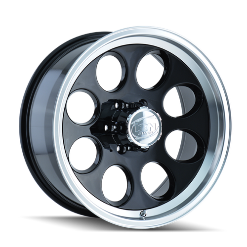 ION Type 171 15x8 / 5x127 BP / -27mm Offset / 83.82mm Hub Black/Machined Wheel