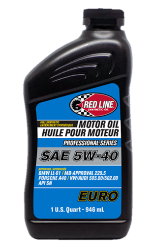 Red Line Pro-Series Euro 5W40 Motor Oil - Quart