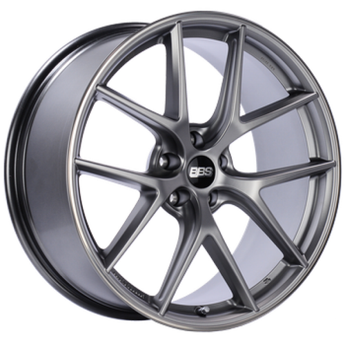 BBS CI-R 20x9 5x112 ET39 Platinum Silver Polished Rim Protector Wheel -82mm PFS/Clip Required