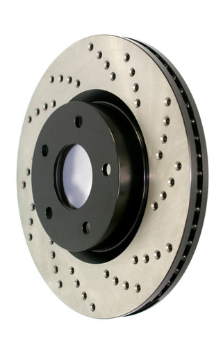StopTech Sport Cross Drilled Brake Rotor - Rear Right