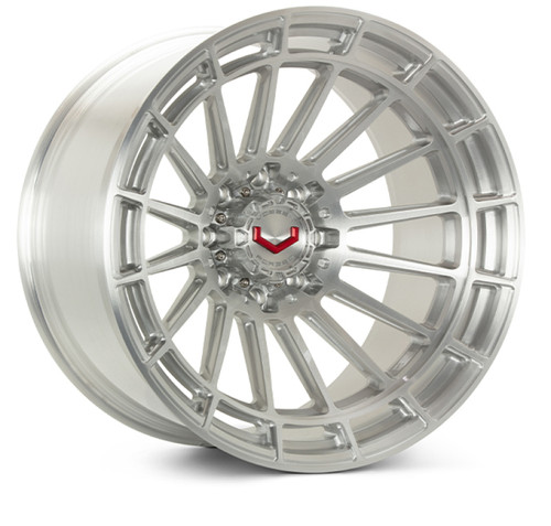 Vossen LCX-01 24x12 - 8x170 - ET44 - Ultra Deep - 125.1 - Brushed Gloss Clear Wheel