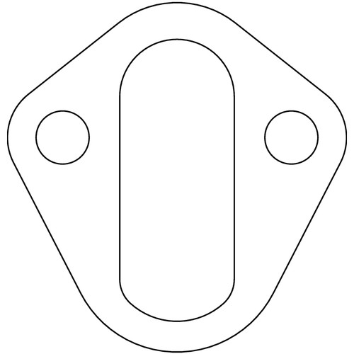 Cometic Ford Flathead V8 8BA/8CM .031in Fiber Fuel Pump Mount Gasket - 1948-1953