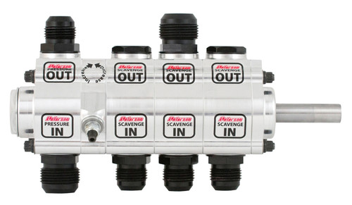 Peterson Fluid Systems R4 4-Stage Oil Pump - Right Side Mount - Rear Drive - Reserve Rotation Drag