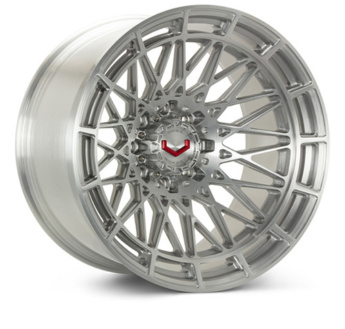 Vossen LCX-03 24x12 - 8x165.1 - ET44 - Ultra Deep - 125.1 - Brushed Gloss Clear Wheel