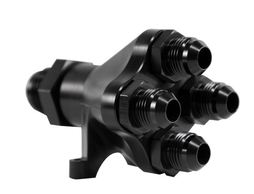 Peterson Fluid Systems Manifold 5-Way 8 AN x 4 AN x 4 AN x 4 AN x 4 AN