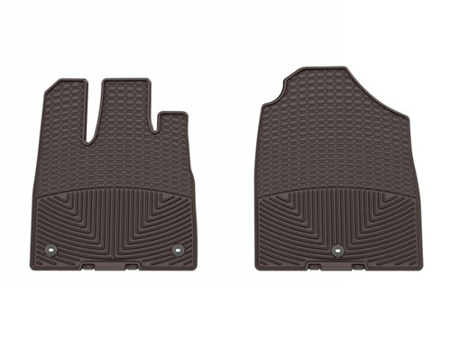 WeatherTech 23-25 Honda Pilot Front All-Weather Floor Mats - Cocoa