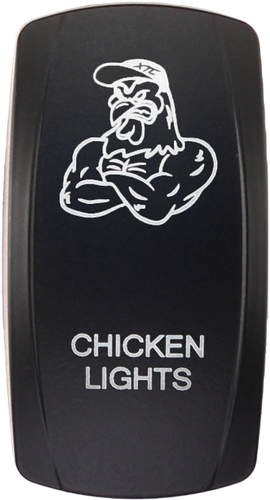 Dash Switch Rocker Face Chicken Lights