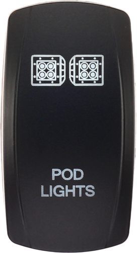 Dash Switch Rocker Face Pod Ligghts