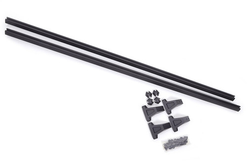 Dee Zee Cargo Management - Universal Hex Series Cross Rails - 68in. Kit - Texture Black