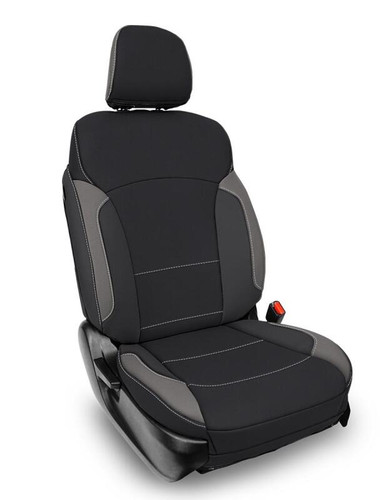 PRP 2013-2017 Subaru Crosstrek Front Seat Covers (Pair) - Black & Gray