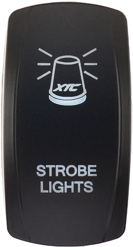 Dash Switch Rocker Face Strobe Light
