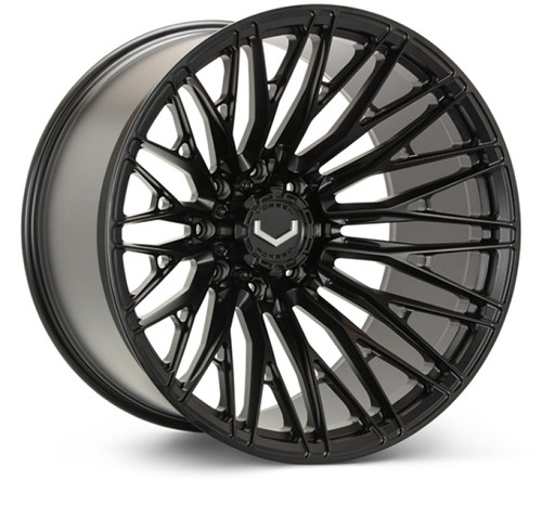 Vossen VFX-04 22x10 - 8x170 - ET18 - Super Deep - 125.1 - Satin Black Wheel