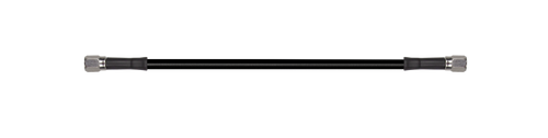 Goodridge 15in Universal Brake Line Assembly w/SS Fittings & Black Hose