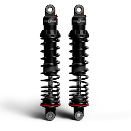 Progressive 93-24 Harley-Davidson Touring 494 Series Shocks 13.0in Bushing - Black