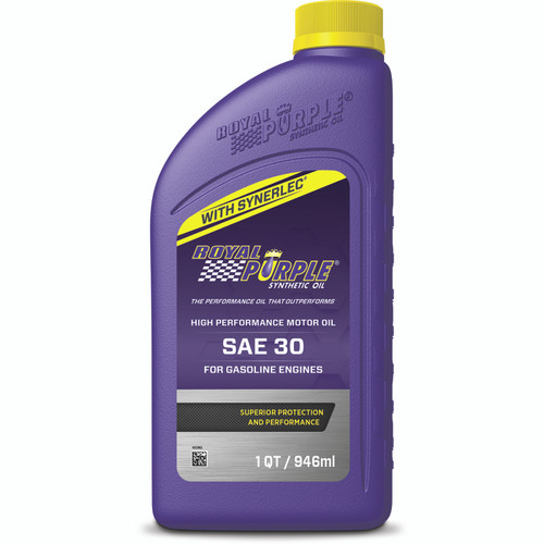 Royal Purple Premium Synthetic High Performance Straight-Grade SAE 30 Motor Oil - 1 Quart