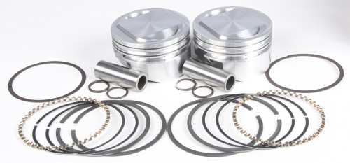 Cast Pistons Tc88 To 95ci 10.5:1 .005