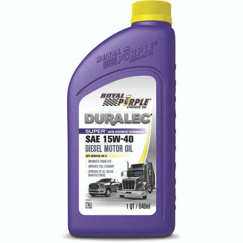 Royal Purple Duralec Super Diesel 15W40 CK-4 Motor Oil - 1 Quart