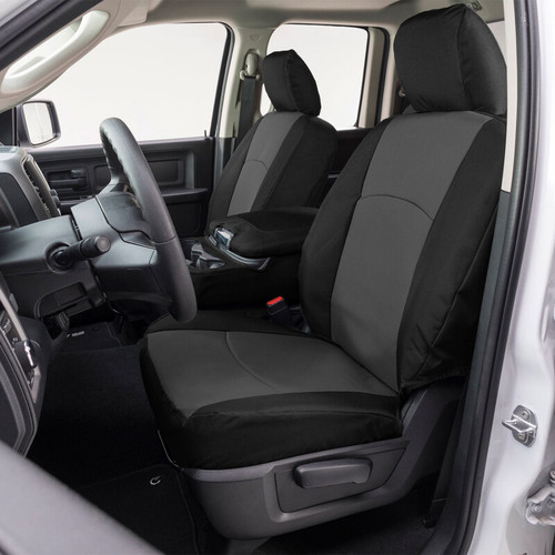 Covercraft 14-18 Chevrolet Silverado/GMC Endura PrecisionFit Second Row Seat Covers - Charcoal/Blk