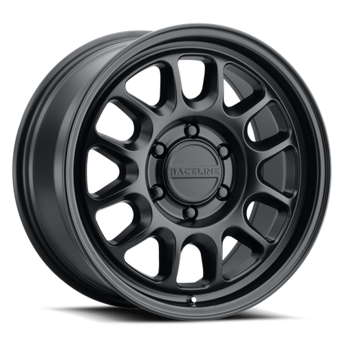 Raceline 958B Rogue 18X9in / 6X135 BP / 18mm Offset / 87.1mm Bore - Satin Black Wheel