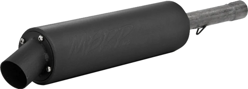 Single Slip-on System W/ Utility Muffler Blk Suz