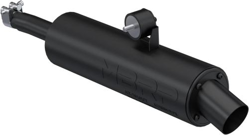 Single Slip-on System W/ Utility Muffler Blk Can
