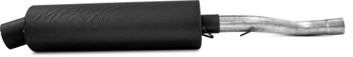 Single Slip-on System W/ Utility Muffler Blk Kaw
