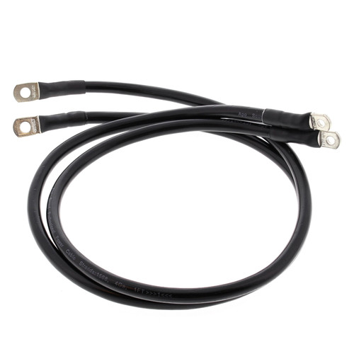 All Balls Racing 89-92 Harley-Davidson FLHS Electra Glide Sport Battery Cable Kit Black
