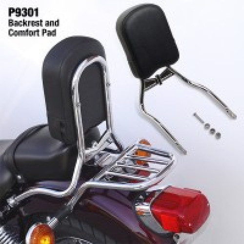 National Cycle 07+ Yamaha XV250 Virago/XVS250 V Star Backrest/Mounting Kit