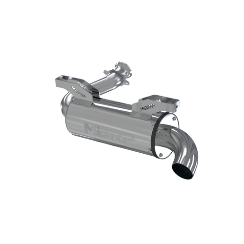 Single Slip-on System W/ 5" Performance Muffler Chrome