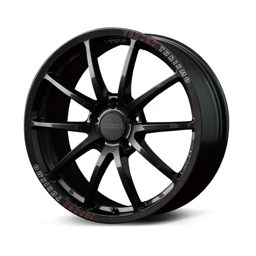 Versus VT125S 19X8.0 +48 5x100 Super Dark Gunmetal/MC/RAP (Red Clear)