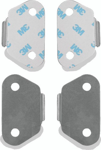 Bikers Choice 93-13 Touring Hard Bag Cover Wear Plates Pr