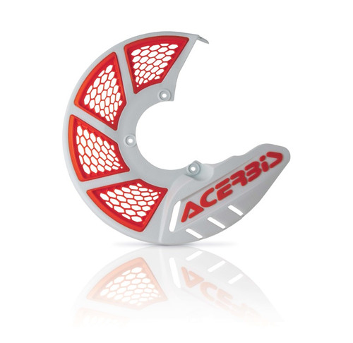 Acerbis X-Brake Vented Disc Cover - White/ 16 Orange