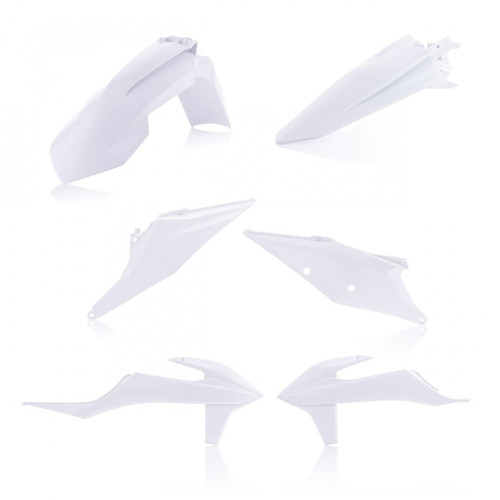 Acerbis 19-22 KTM 125-450 SX/ SX-F/ XC-F/ XC/ XC-tpi Plastic Kit - 20 White