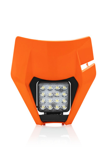 Acerbis 17-19 KTM EXC-F250-500/ XC-W150-300/ XC-W250/300tpi Headlight- VSL - 16 Orange