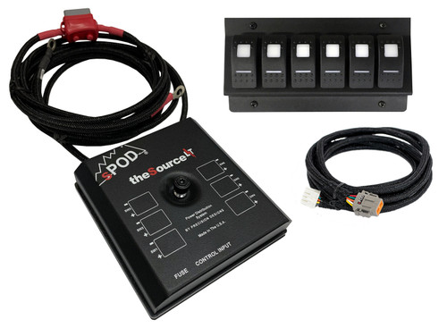 sPOD 12-17 Toyota Tundra SourceLT w/Green LED Switch Panel