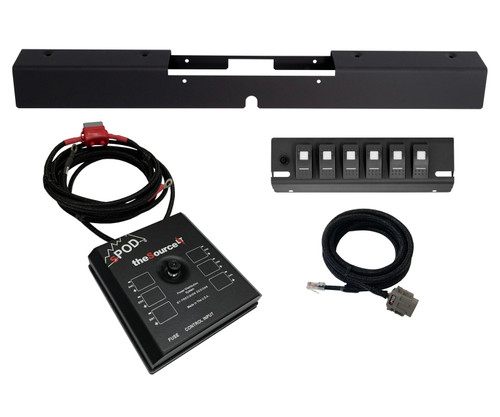 sPOD 03-06 Jeep Wrangler TJ/LJ SourceLT w/ Blue LED Switches