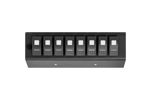 sPOD 09-18 Jeep Wrangler JK Add On Blue LED 8-Switch Panel (for SourceSE)