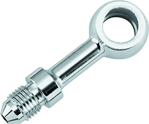 Twin Power Stainless Brake Fitting 3/8 Inch X AN3 Straight Banjo Adaptor