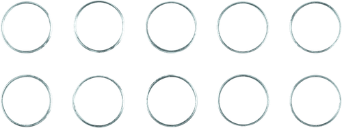 Twin Power 84-Up Evo BT and XL and M8 Exhaust Gaskets Replaces 65324-83 Extreme Performance 10 Pk