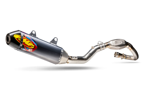 FMF Racing Kawasaki KX450F 24-26 SS Alum Factory 4.1 RCT w/R. Carbon Cap Comp System w/SS MB Header