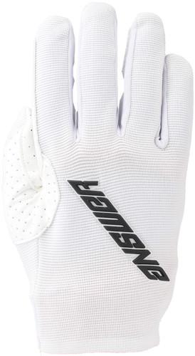 Answer Aerlite Gloves White/Black Logo Youth - XL