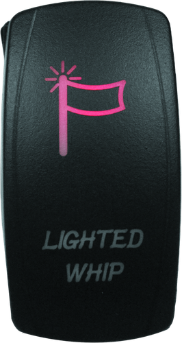 DragonFire Racing Lighted Switch Whip On/Off Red