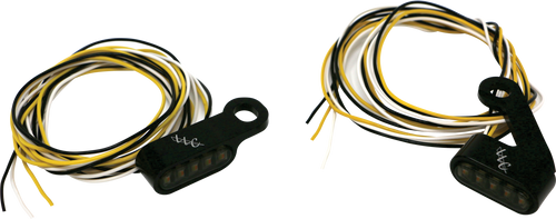 Switchback Led Turn Signal Black  White Run/amber Turn
