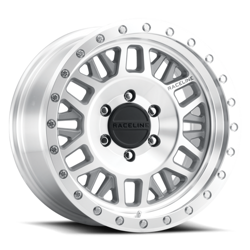 Raceline 951MC Ryno 17x8.5in / 6x120 BP / 0mm Offset / 78.1mm Bore - Machined Wheel