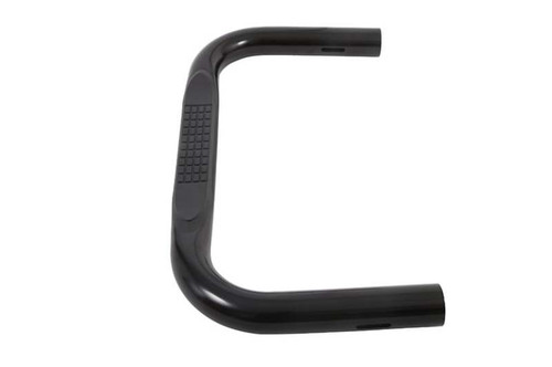 Dee Zee Universal Tubes - 3In Round Universal - Black Steel RegCab