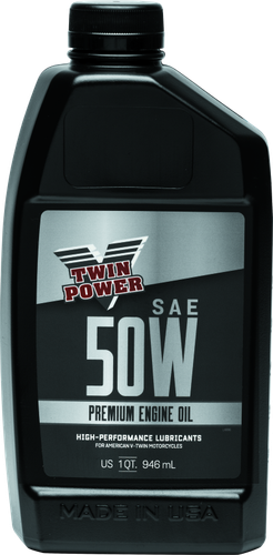Twin Power 50WT Premium Oil - Quart