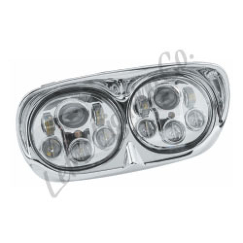 Letric Lighting LED Headlight Dual 5.75in Chrome